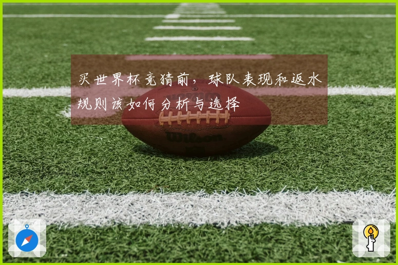 买世界杯竞猜前，球队表现和返水规则该如何分析与选择